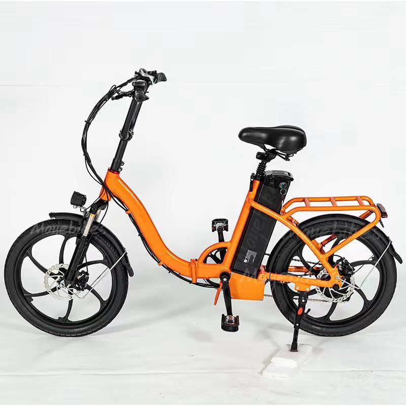 Confortable Ride Feel Portable Bicicleta Electric Folding Bike 48V 350W with Shimano 6-speed