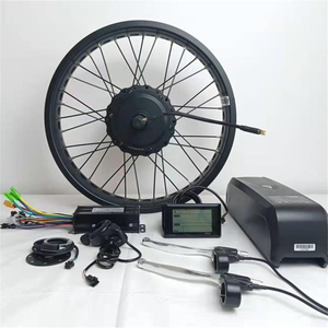 20" 48v 750w 26" 48v 750w brushless geared hub motor fat tire ebike kit with lithium battery